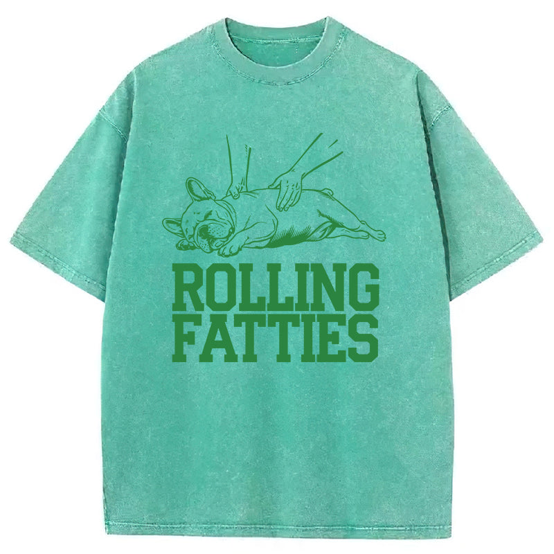 Rolling Fatties Washed Unisex Tee