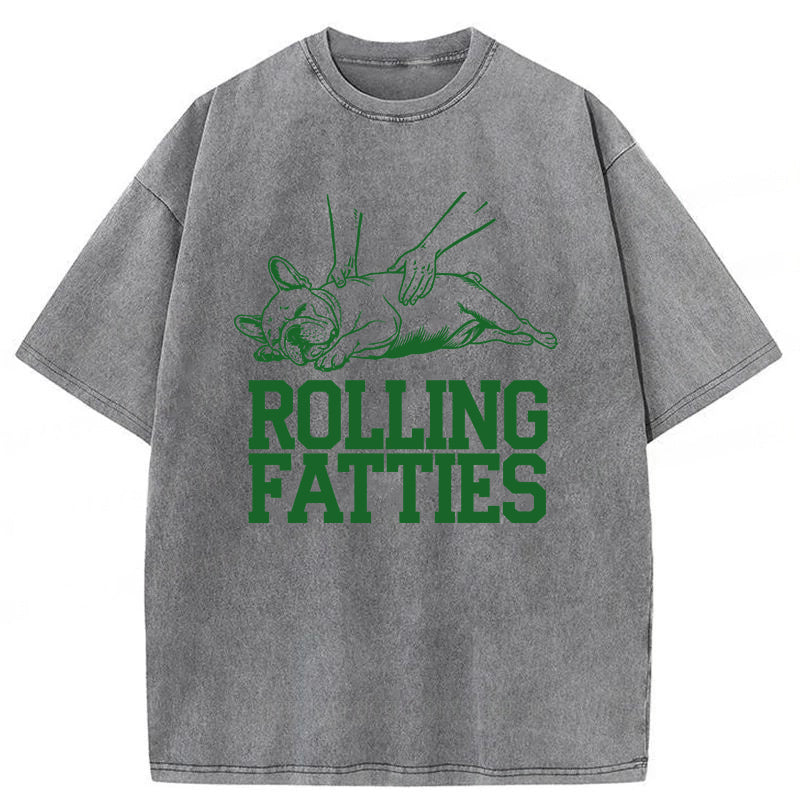 Rolling Fatties Washed Unisex Tee