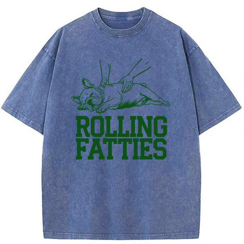 Rolling Fatties Washed Unisex Tee