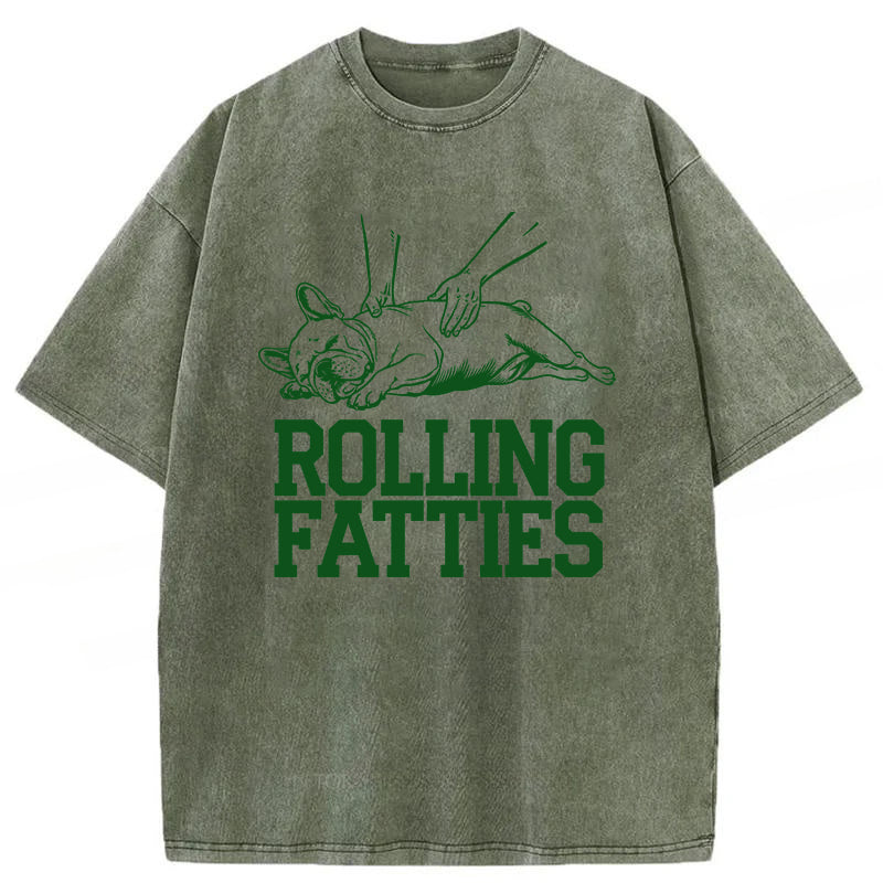 Rolling Fatties Washed Unisex Tee