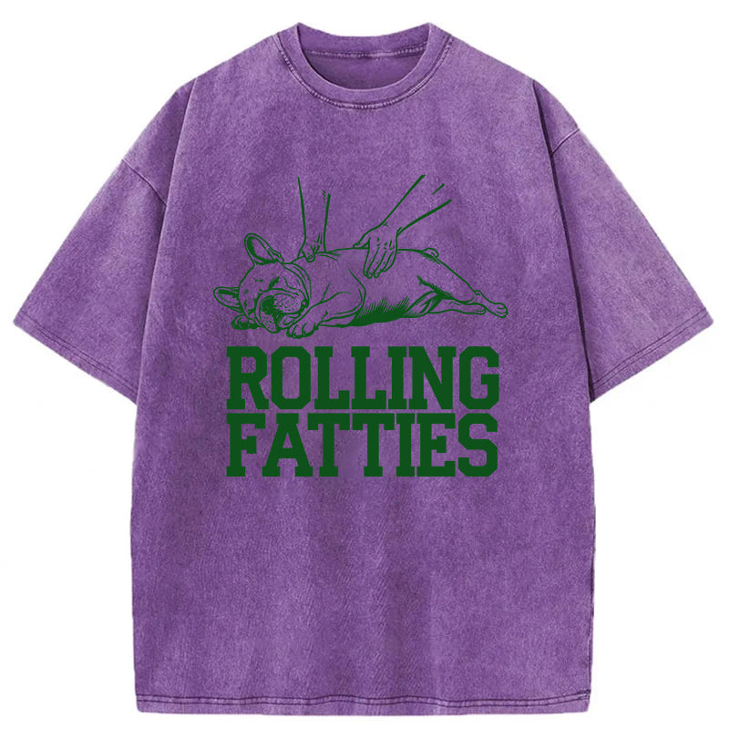 Rolling Fatties Washed Unisex Tee