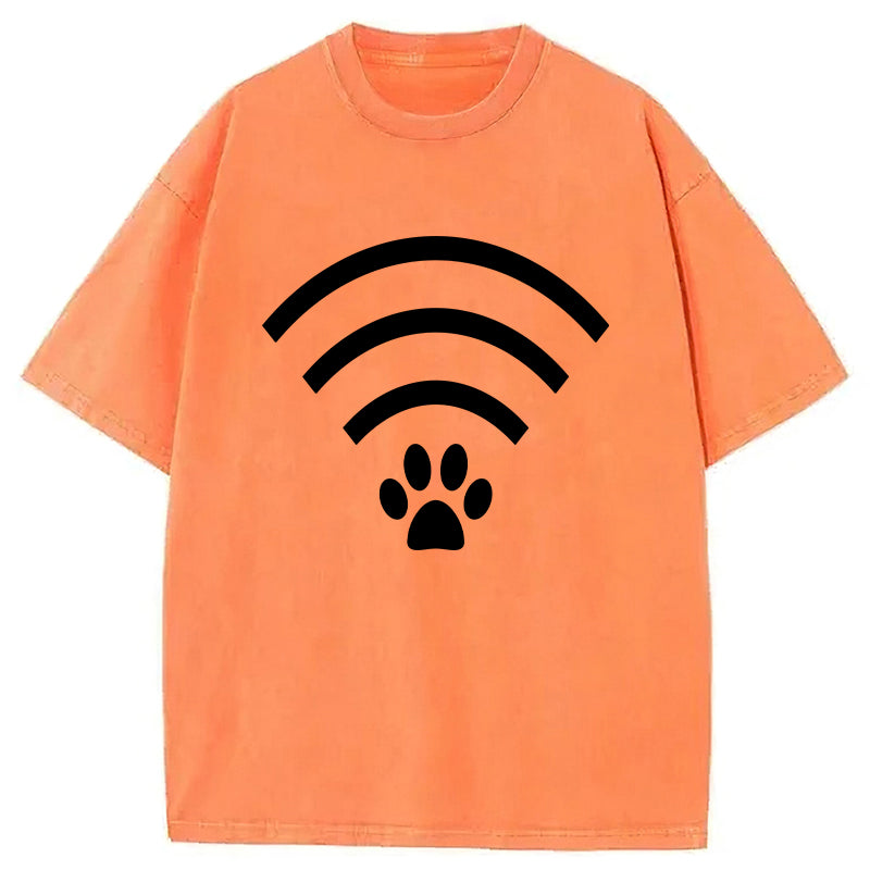 Paw Wifi Washed Unisex Tee