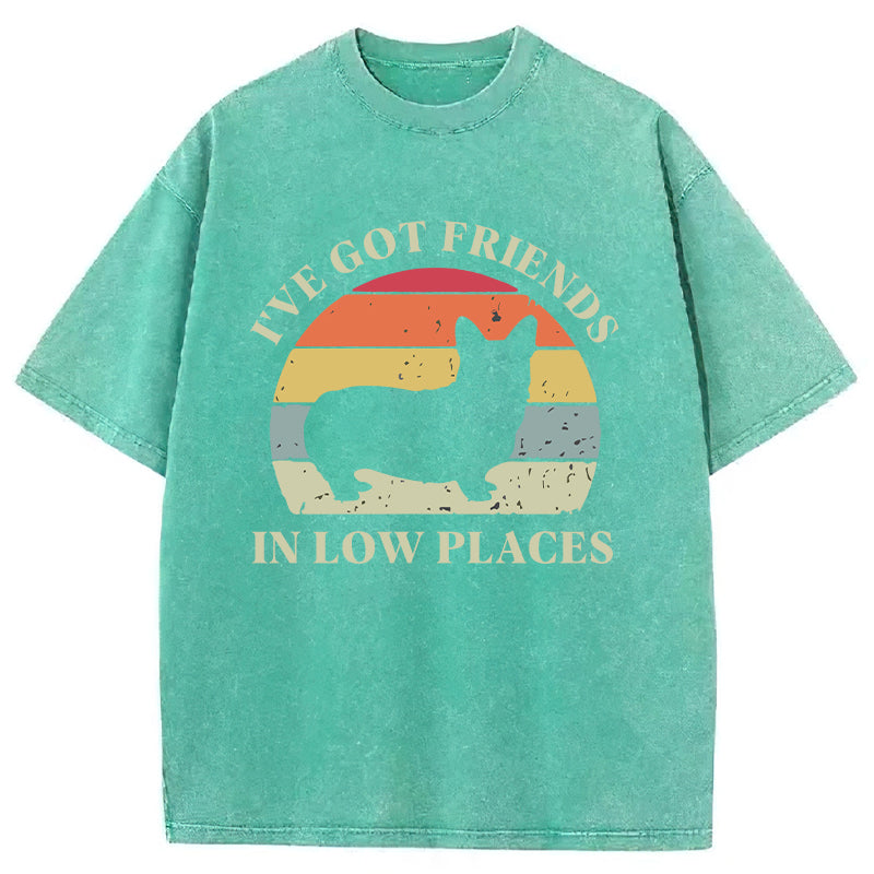Got Friends In Low Places Washed Unisex Tee