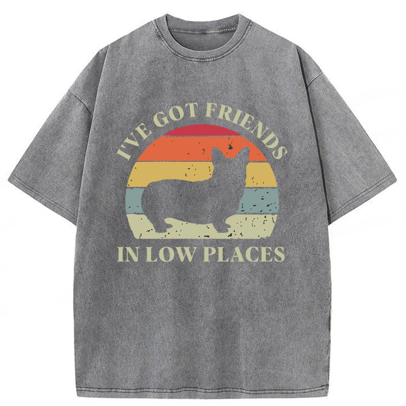 Got Friends In Low Places Washed Unisex Tee