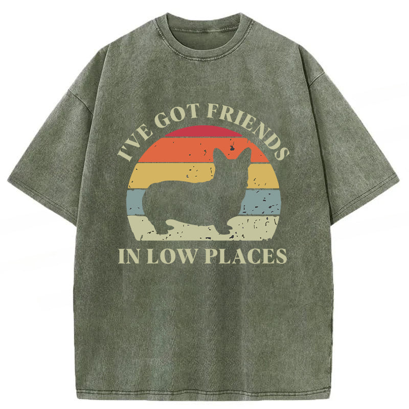 Got Friends In Low Places Washed Unisex Tee