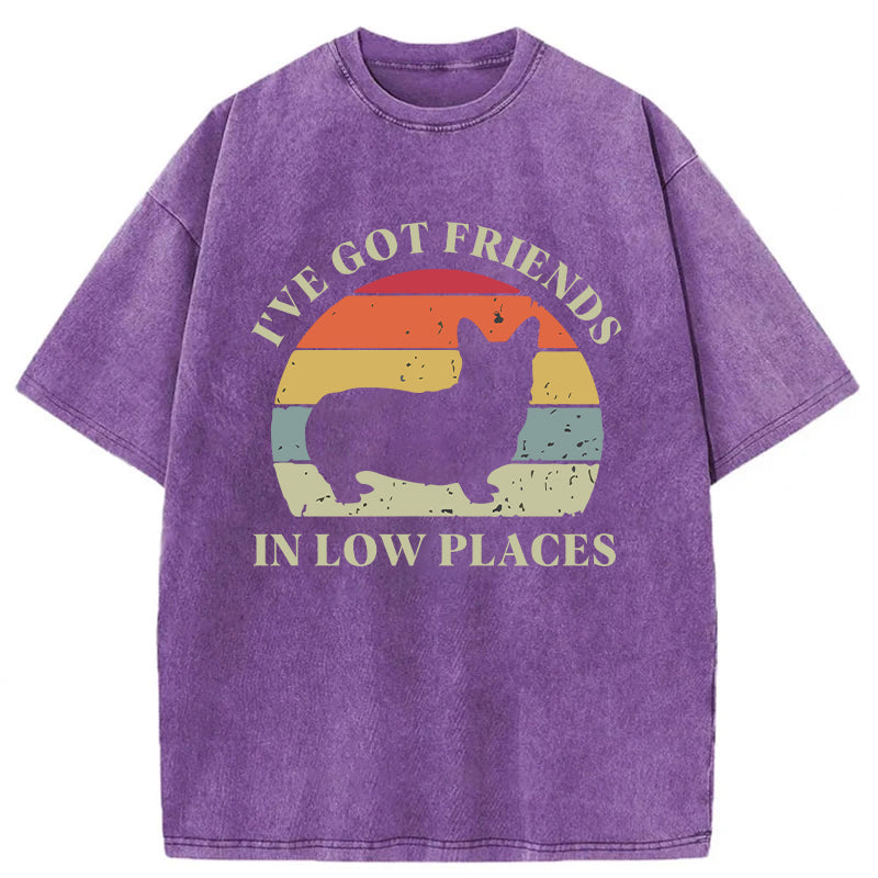 Got Friends In Low Places Washed Unisex Tee