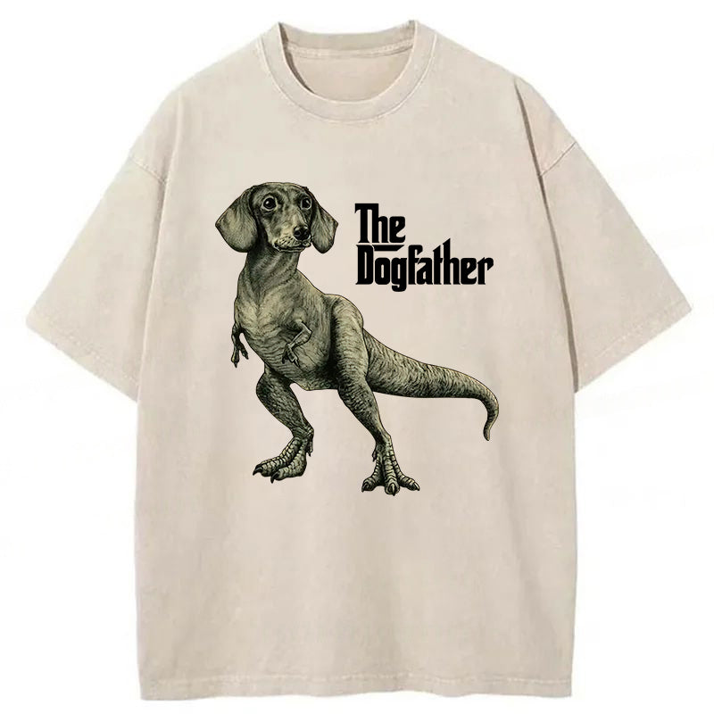 The Dogfather Washed Unisex Tee