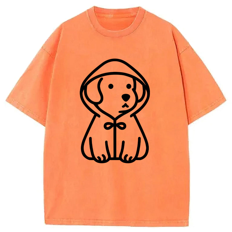 Cute Dog With A Hoodie Unisex Tee