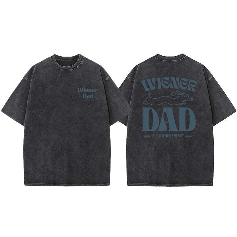 Wiener Dad Washed Unisex Tee