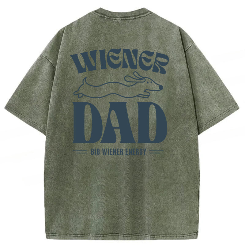 Wiener Dad Washed Unisex Tee