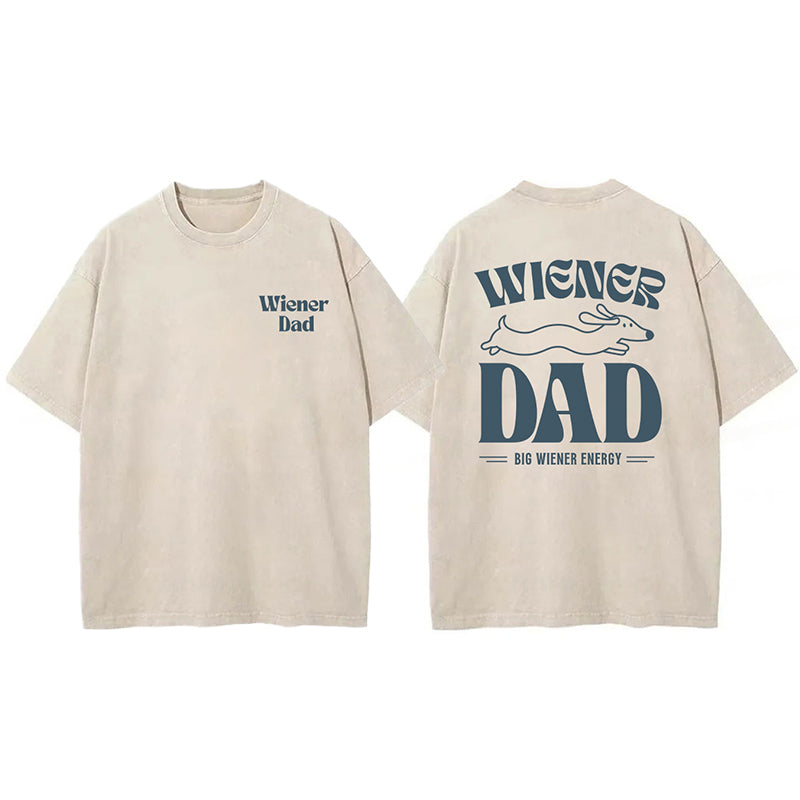 Wiener Dad Washed Unisex Tee