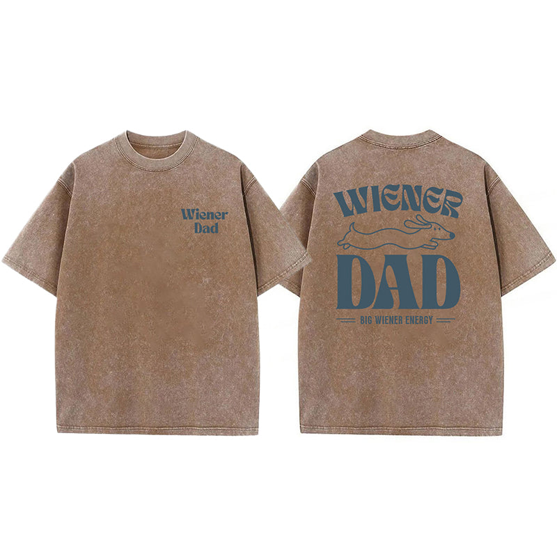 Wiener Dad Washed Unisex Tee