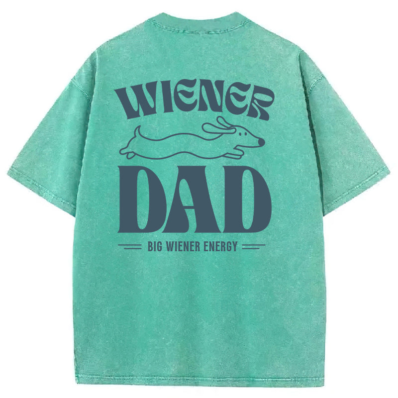 Wiener Dad Washed Unisex Tee
