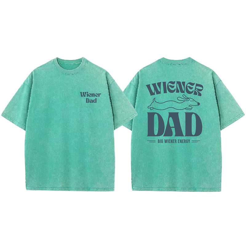 Wiener Dad Washed Unisex Tee