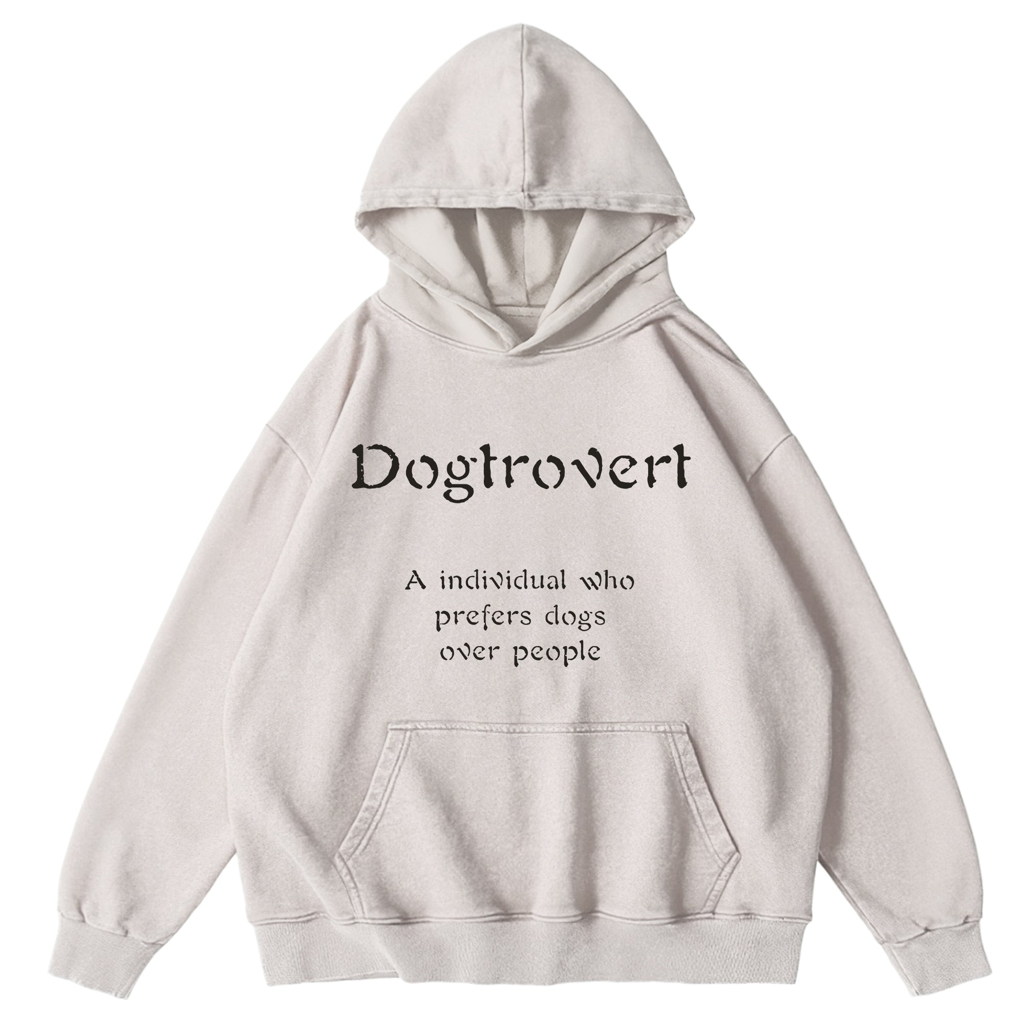 Dogtrovert Washed Unisex Hoodie