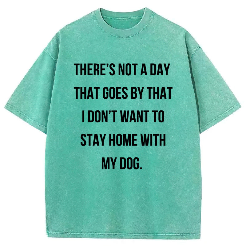 There's Not A Day That Goes By Washed Unisex Tee
