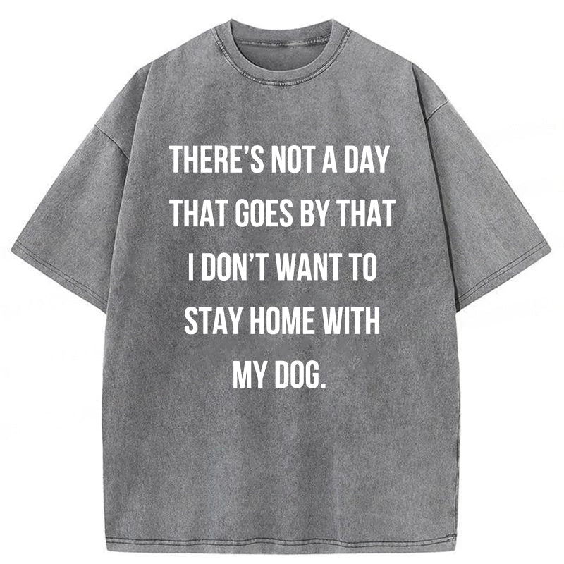 There's Not A Day That Goes By Washed Unisex Tee