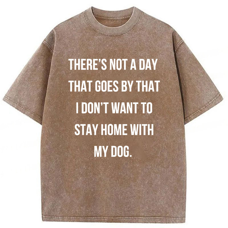 There's Not A Day That Goes By Washed Unisex Tee