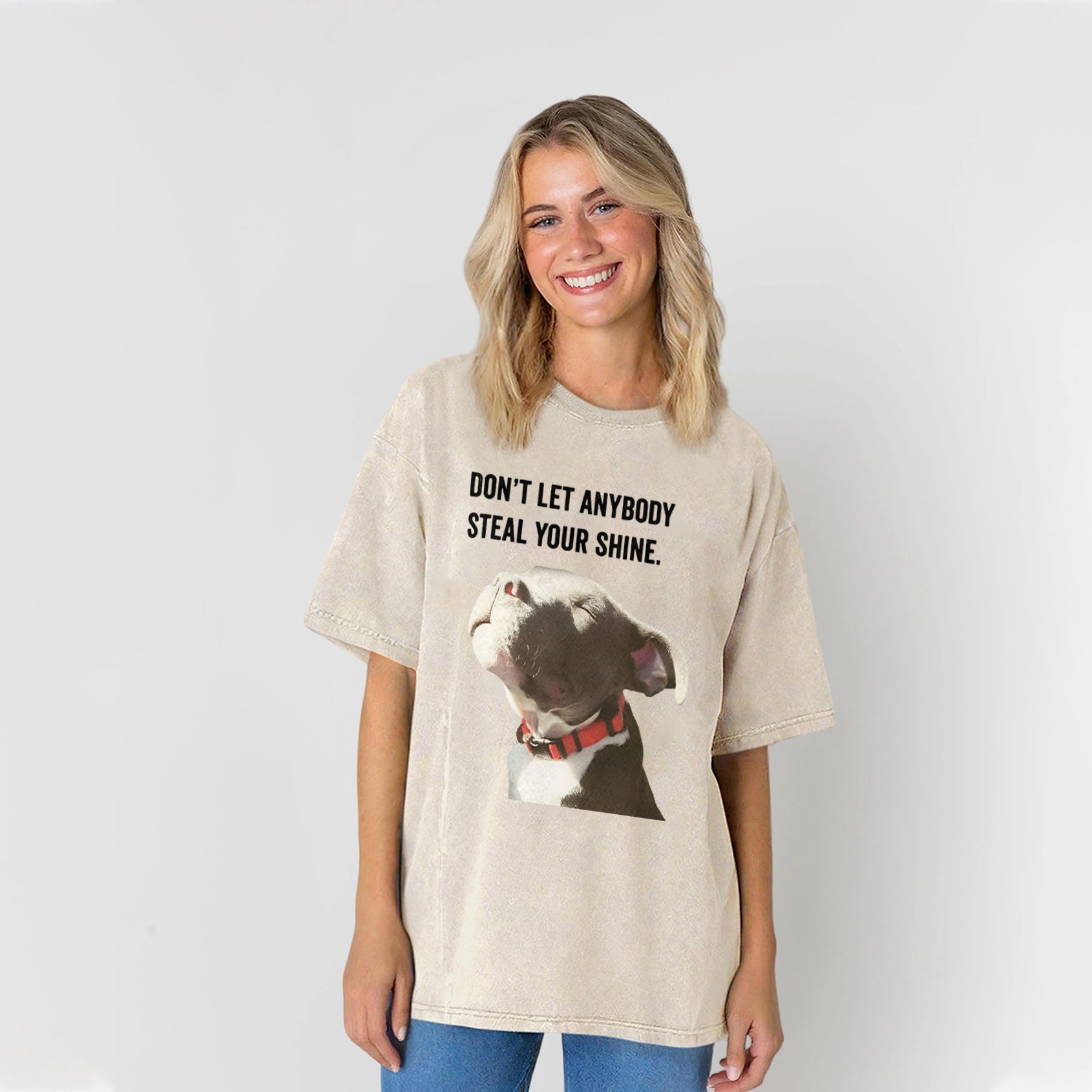Don't Let Anybody Steal Your Shine Washed Unisex Tee