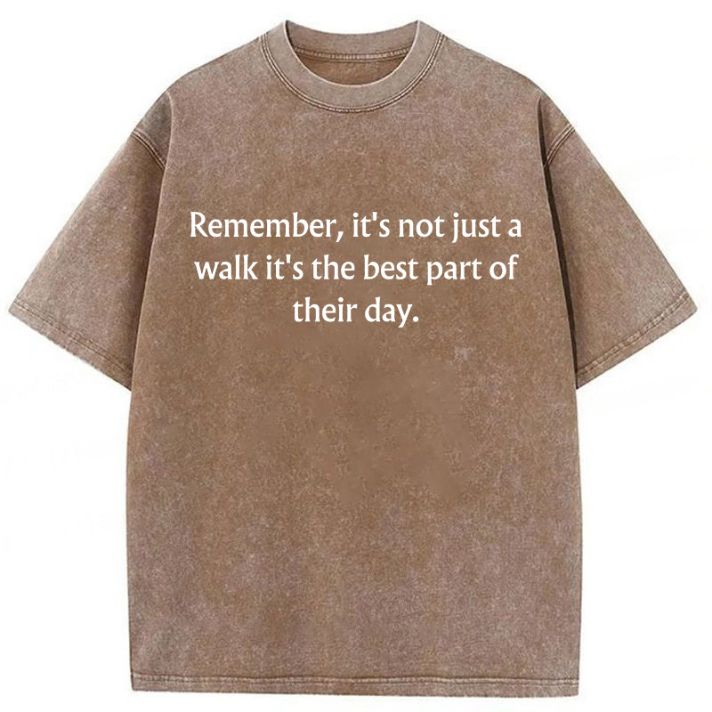 It's The Best Part Of Their Day Washed Unisex Tee