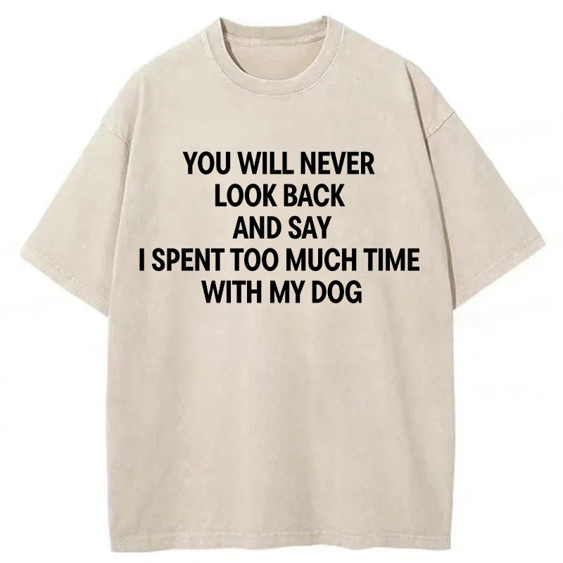 You Will Never Look Back Washed Unisex Tee