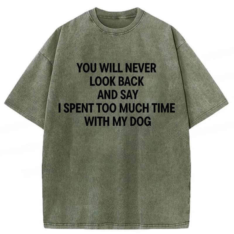 You Will Never Look Back Washed Unisex Tee