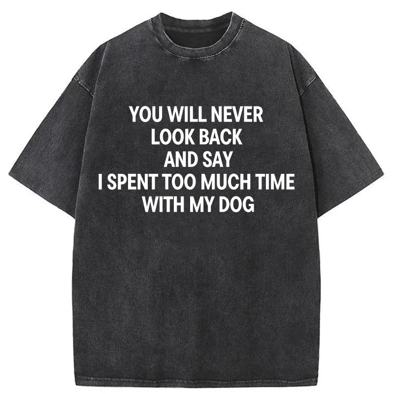 You Will Never Look Back Washed Unisex Tee