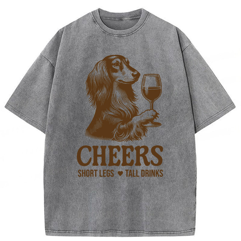 Cheers Washed Unisex Tee