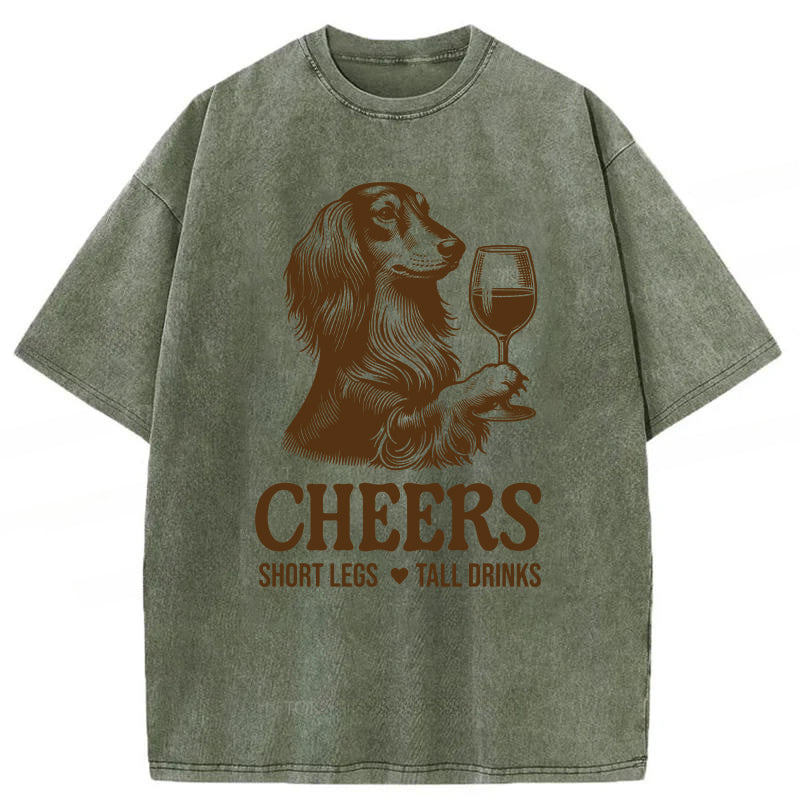 Cheers Washed Unisex Tee
