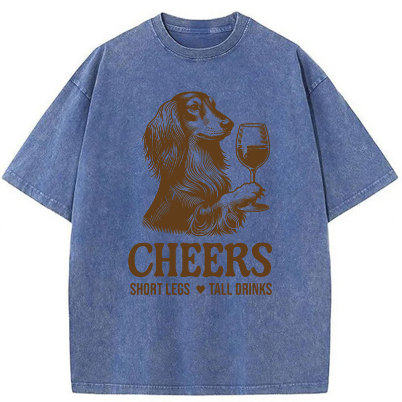 Cheers Washed Unisex Tee