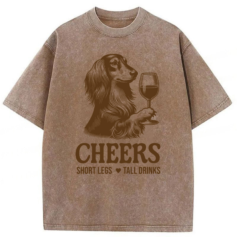 Cheers Washed Unisex Tee
