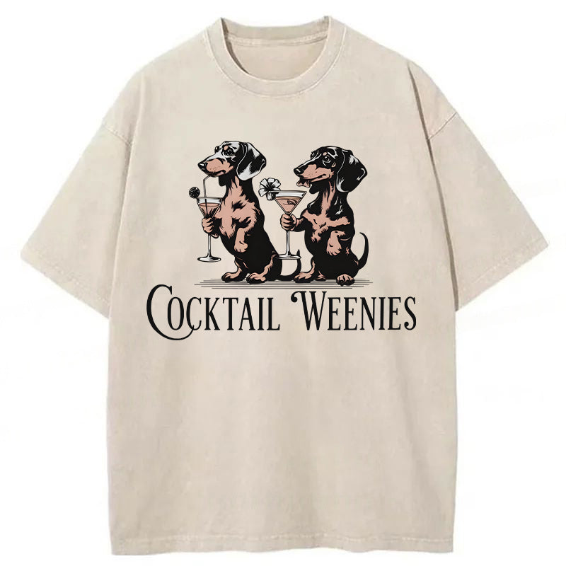 Cocktail Weenies Washed Unisex Tee