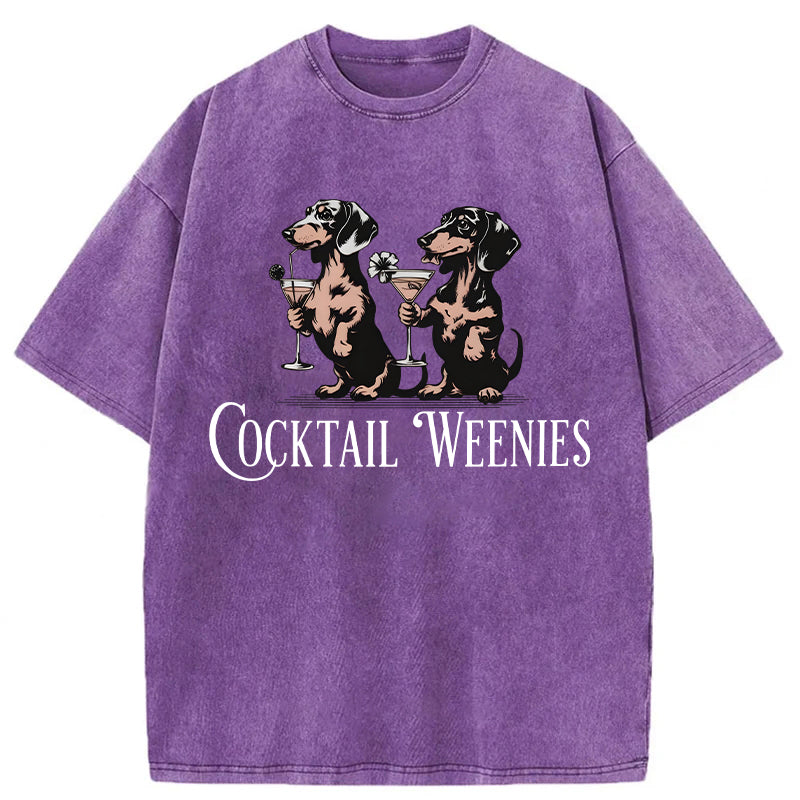 Cocktail Weenies Washed Unisex Tee
