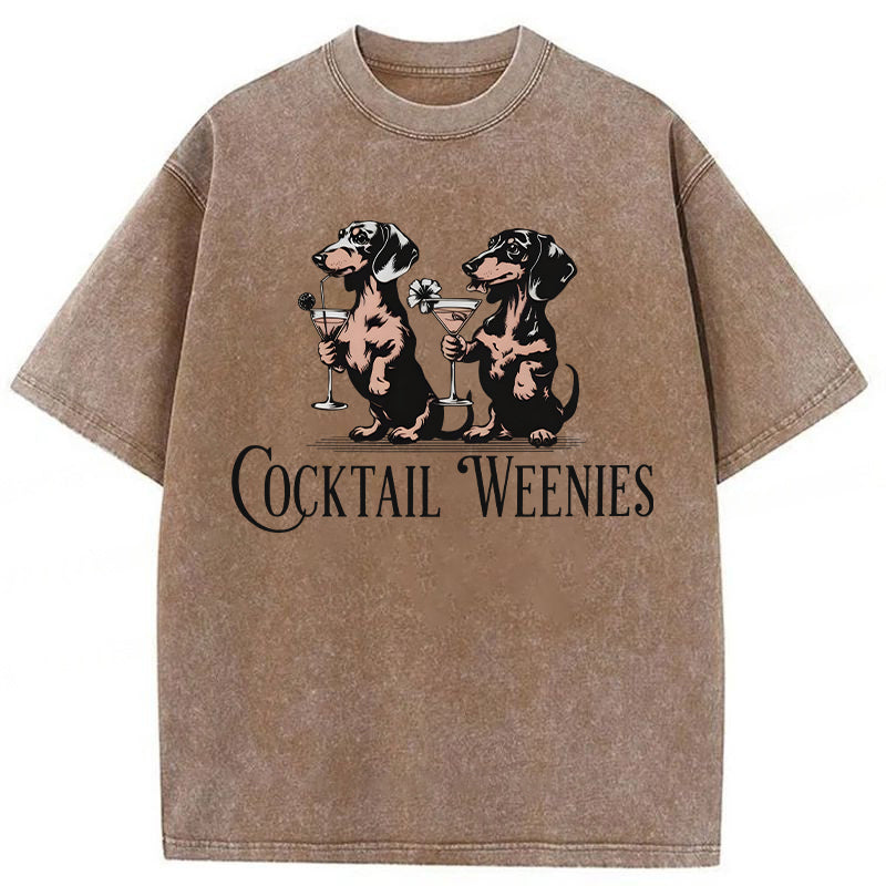 Cocktail Weenies Washed Unisex Tee