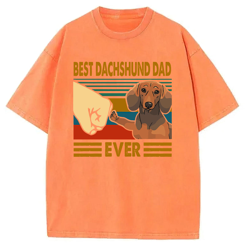 Best Dachshund Dad Ever Washed Unisex Tee