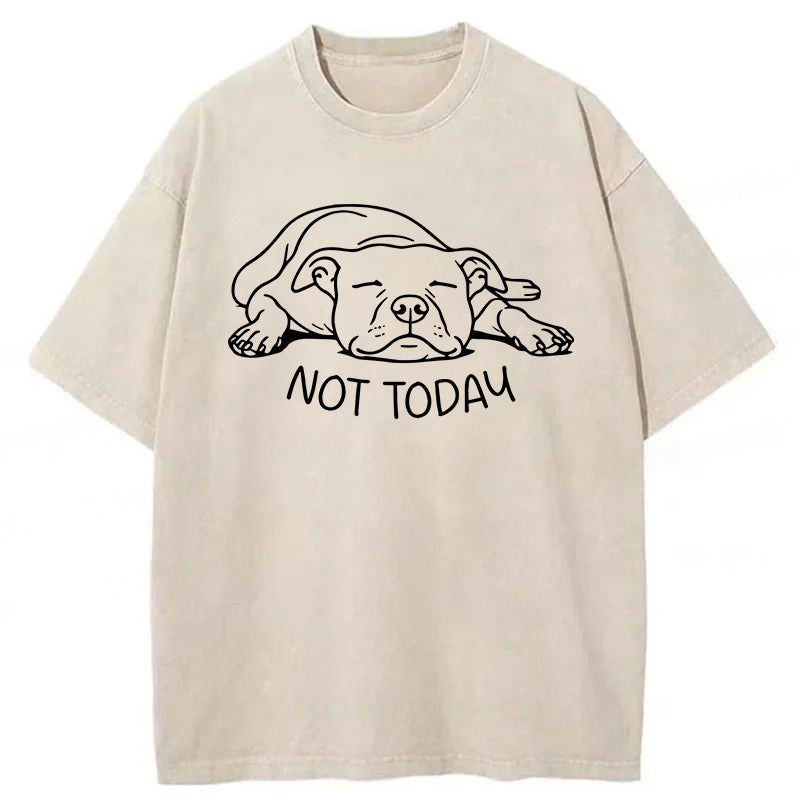 Not Today Washed Unisex Tee