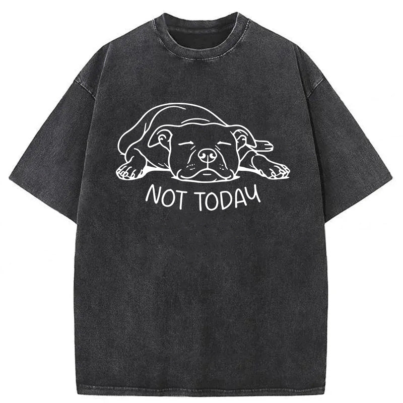 Not Today Washed Unisex Tee