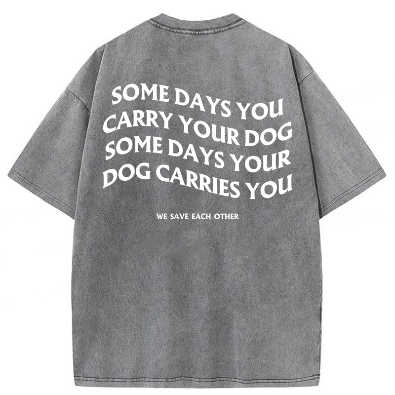 We Save Each Other Washed Unisex Tee