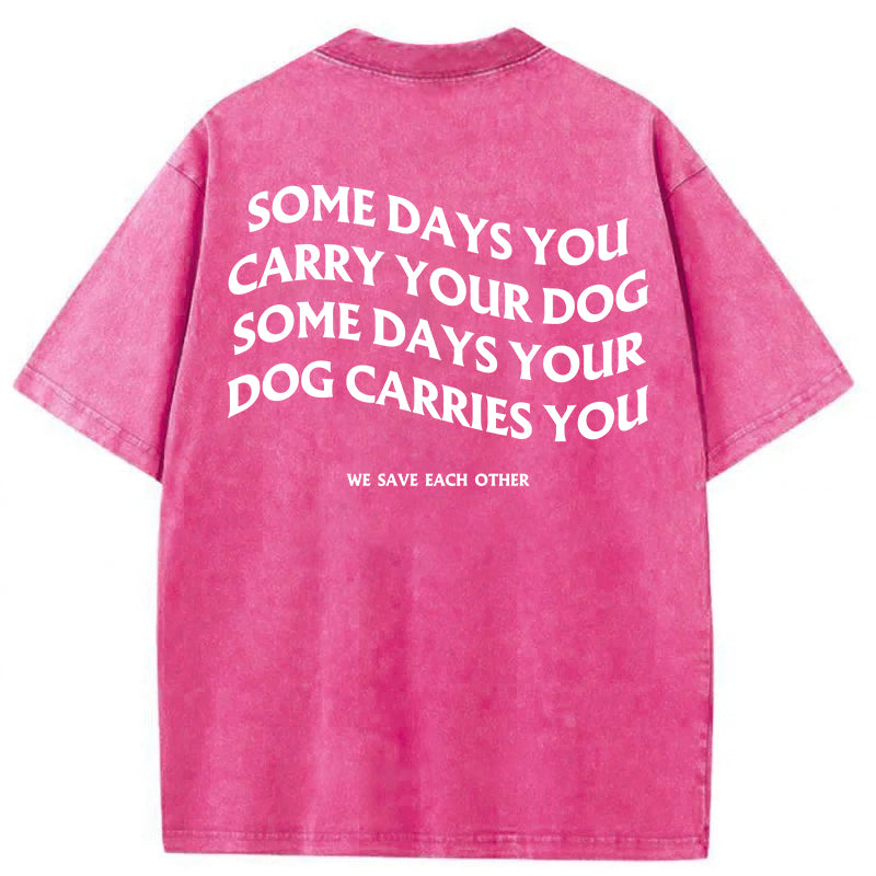 We Save Each Other Washed Unisex Tee