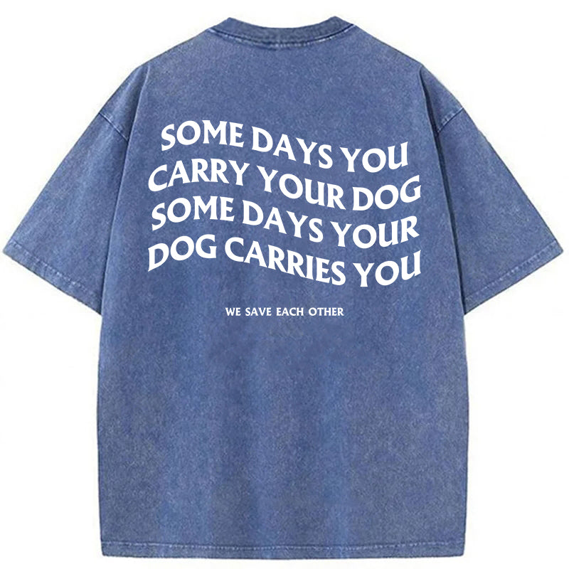 We Save Each Other Washed Unisex Tee