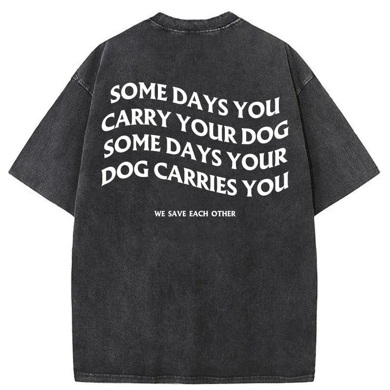 We Save Each Other Washed Unisex Tee