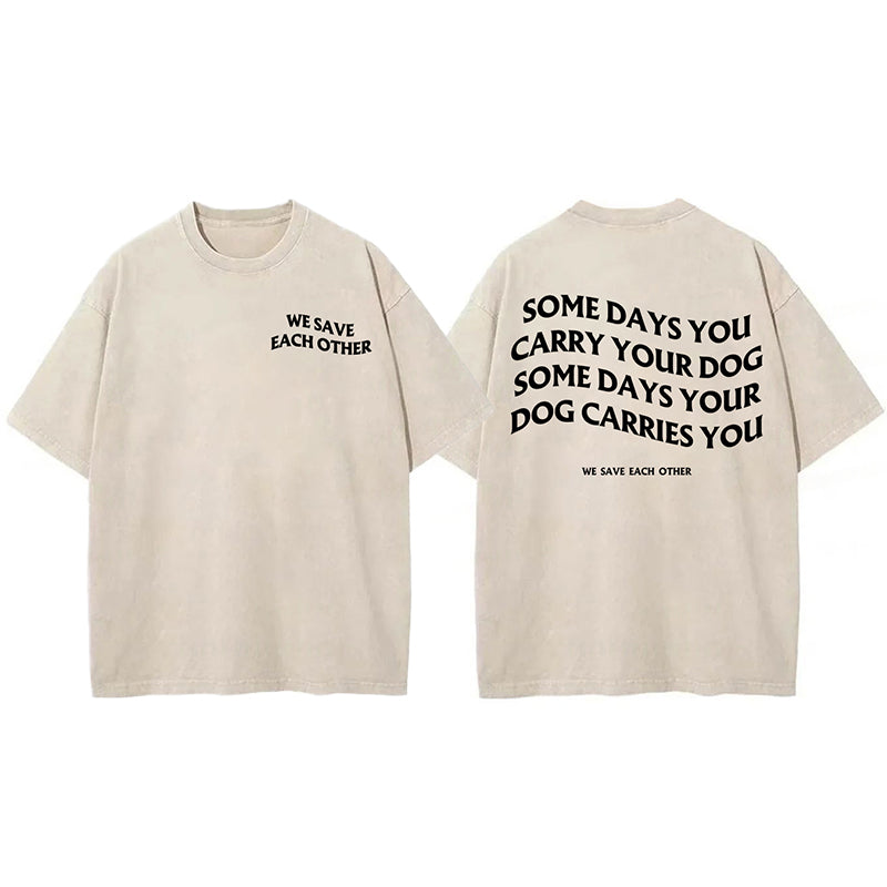 We Save Each Other Washed Unisex Tee
