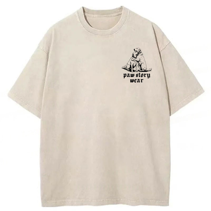 Most Of My Smiles Are Because Of My Dog Washed Unisex Tee