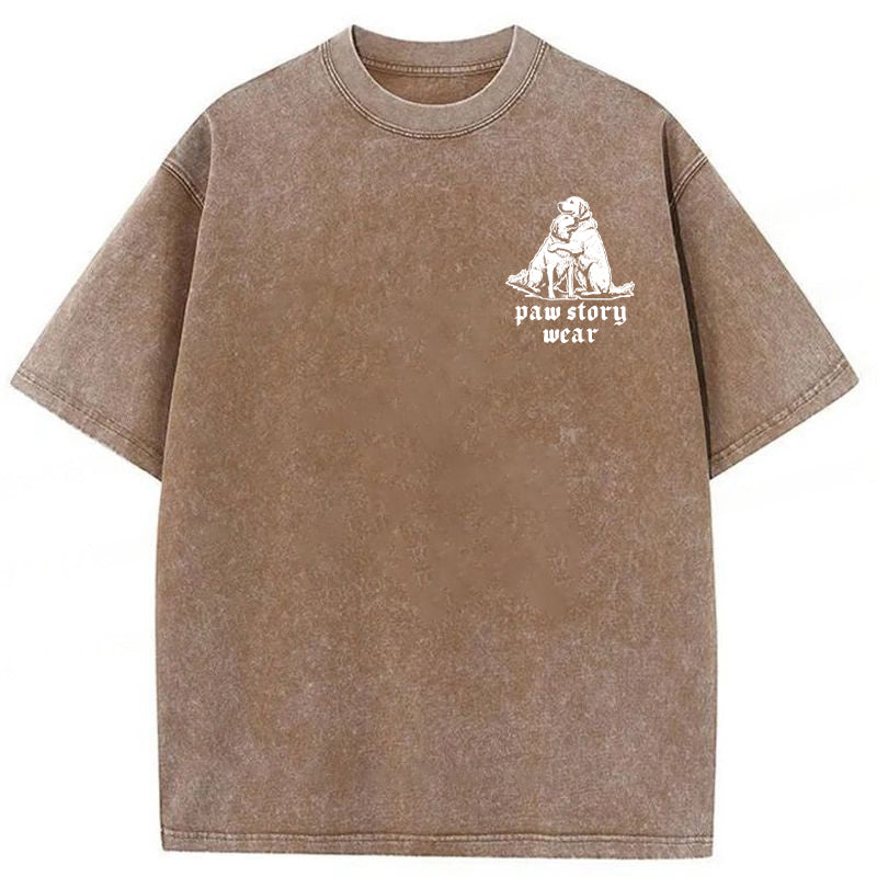 Most Of My Smiles Are Because Of My Dog Washed Unisex Tee