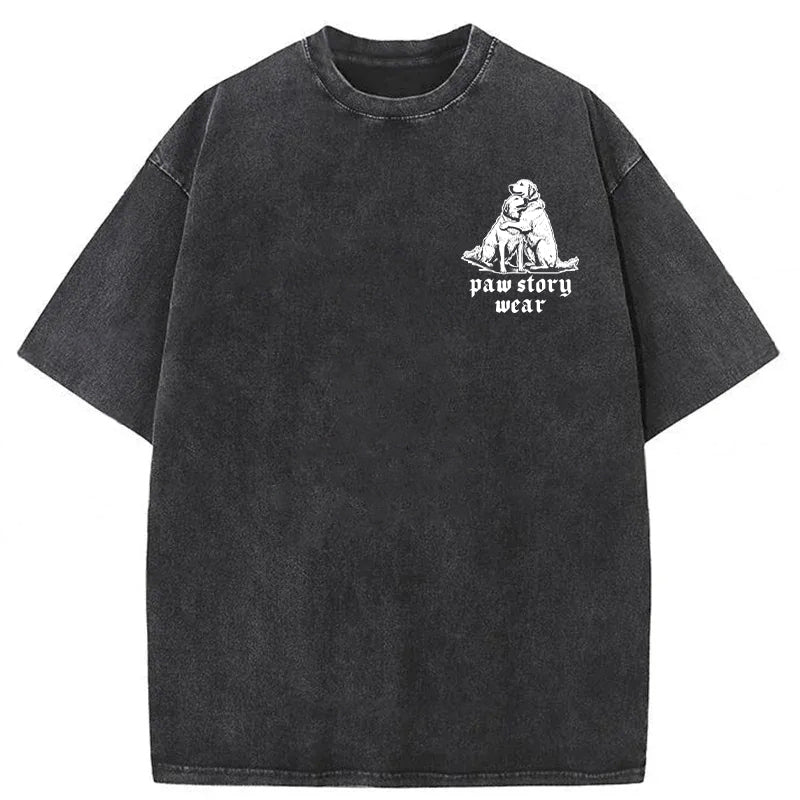 Most Of My Smiles Are Because Of My Dog Washed Unisex Tee