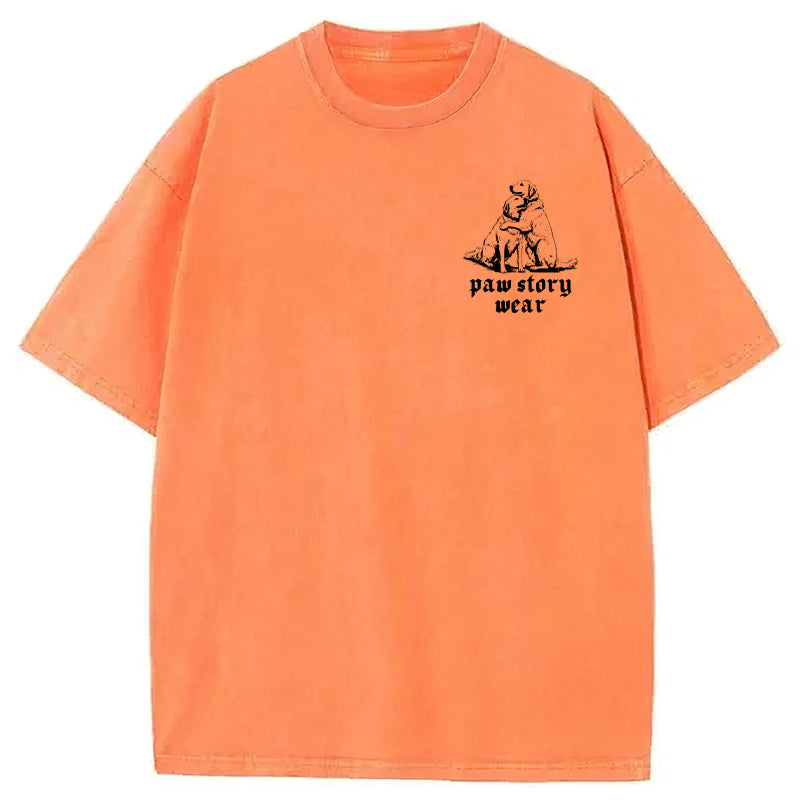 Most Of My Smiles Are Because Of My Dog Washed Unisex Tee