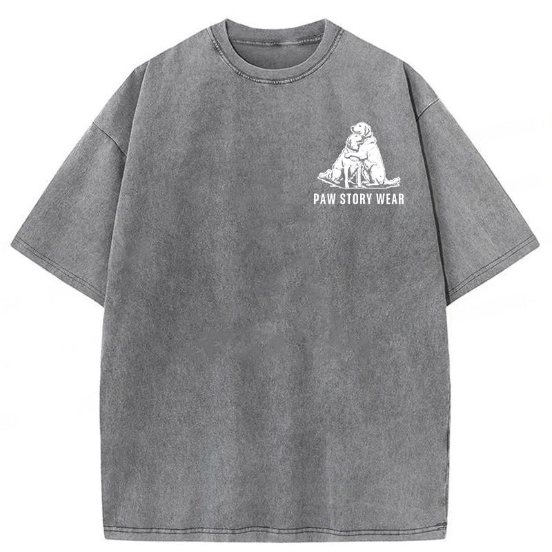 Imagine If We Loved Each Other The Way Our Dogs Love Us Washed Unisex Tee