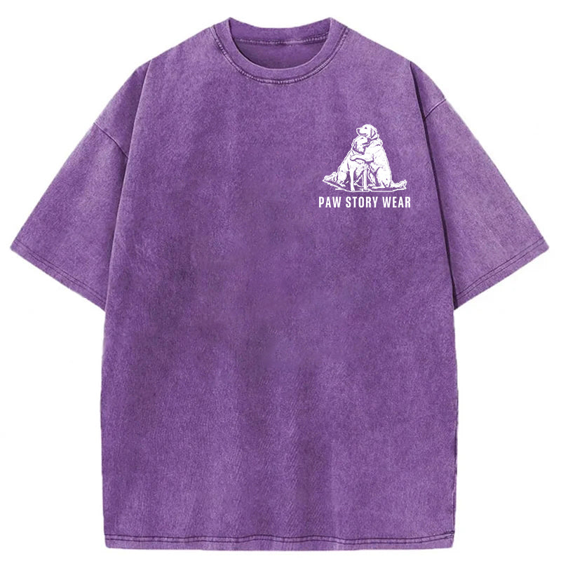 Imagine If We Loved Each Other The Way Our Dogs Love Us Washed Unisex Tee