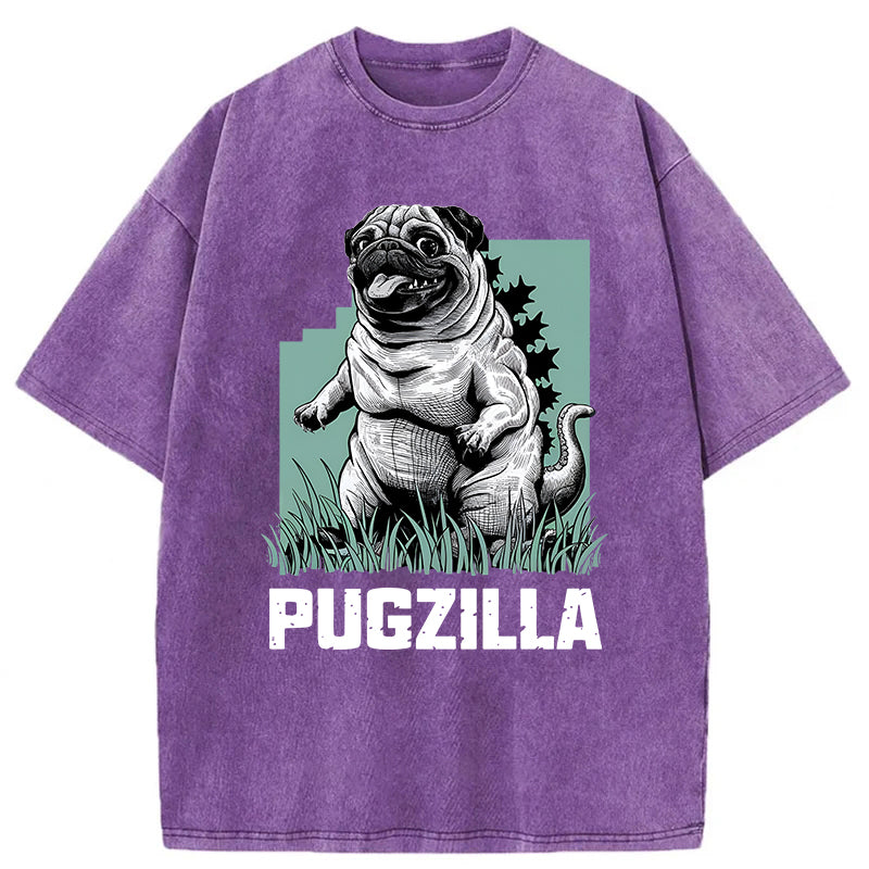 PUGZILLA Washed Unisex Tee