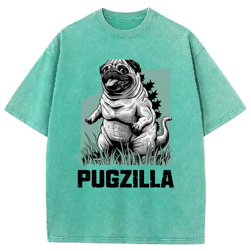 PUGZILLA Washed Unisex Tee